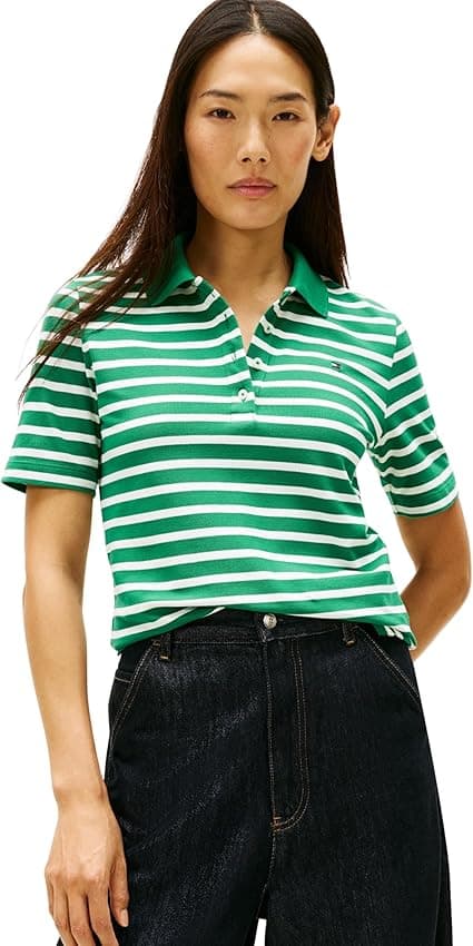 Imagen de Tommy Hilfiger 1985 Reg Pique Polo S verde S 👕 en OfertitasTOP