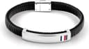 Thumbnail principal de Tommy Hilfiger 2790349 Pulsera de cuero negra 🧿