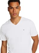 Thumbnail 4 de Tommy Hilfiger camiseta de manga corta Essential tee de cuello pico blanco L