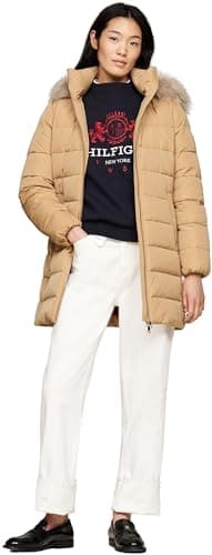 Imagen de Tommy Hilfiger Heritage Down Tyra Coat Abrigo plumas S 🧥 en OfertitasTOP