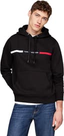 Thumbnail principal de Tommy Hilfiger Hoodie Chest Insert con bolsillo canguro, talla S 👕