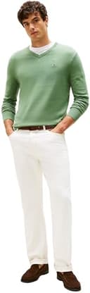 Thumbnail 3 de Tommy Hilfiger MW0MW14745 Jersey cuello V algodón XXL 👕