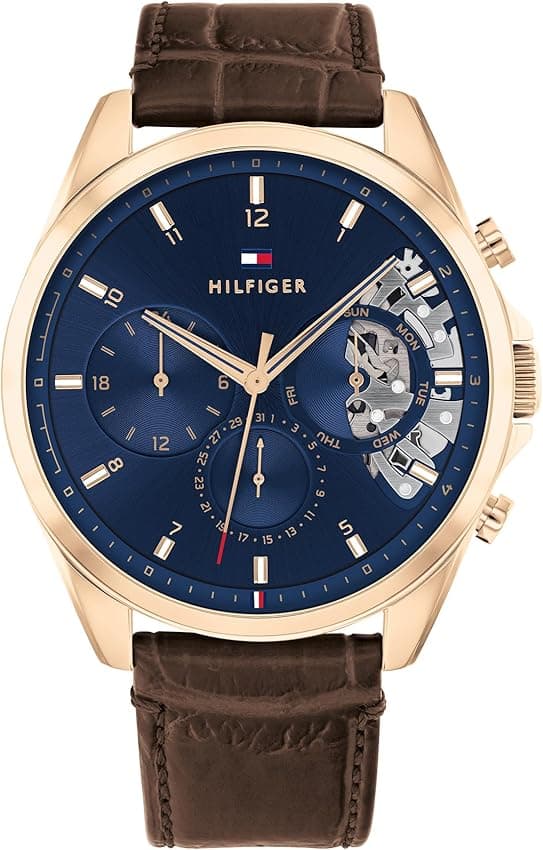 Imagen de Tommy Hilfiger Reloj analógico multifunción para hombre ⌚ en OfertitasTOP