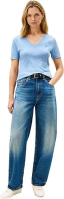 Thumbnail 3 de Tommy Hilfiger Slim Cody V‑nk Ss Ww0ww40584 camiseta azul L 👕