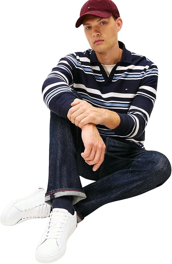 Imagen de Tommy Hilfiger Sneaker Essential Leather 42 blanco en OfertitasTOP