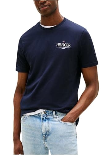 Imagen de Tommy Hilfiger Stack tee M camiseta hombre azul 📱 en OfertitasTOP