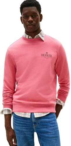 Imagen de Tommy Hilfiger Sudadera Stacked Regular Fit Rosa XXL en OfertitasTOP