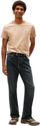 Thumbnail 3 de Tommy Jeans Camiseta Slim Fit Hombre 🧢 Coastal Taupe XL