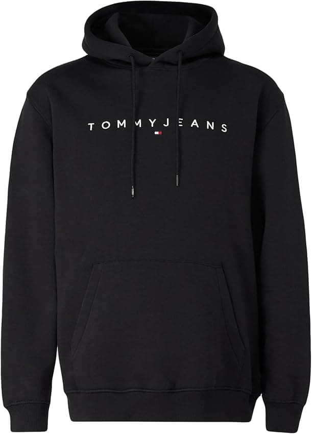 Imagen de Tommy Jeans Sudadera con Capucha Hombre Linear Logo 🧥 XL en OfertitasTOP