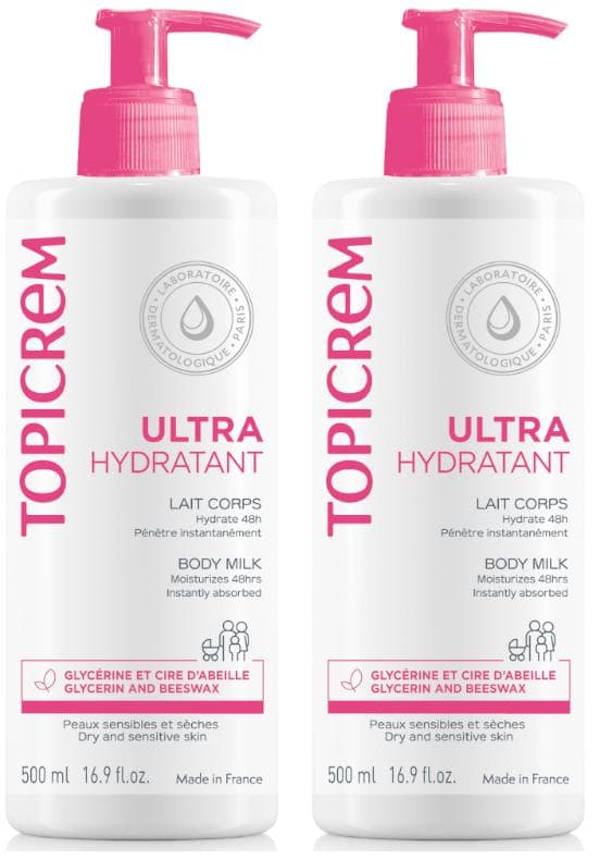Imagen de Topicrem Ultra-Hidratante Leche Corporal 2x500 ml en OfertitasTOP