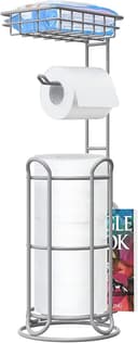 Thumbnail 1 de TreeLen Portarrollos independiente con estante, bronce