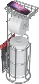 Thumbnail 2 de TreeLen Portarrollos independiente con estante, bronce