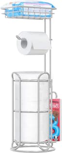 Thumbnail 3 de TreeLen Portarrollos independiente con estante, bronce