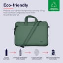 Thumbnail 1 de Trust Bologna Maletín Ecológico para Portátiles de Hasta 16" 🌱