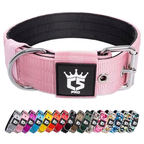 Imagen de TSPRO Collar Táctico 3,8 cm Rosado L 🐕 en OfertitasTOP