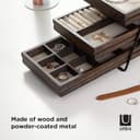 Thumbnail 4 de Umbra Terrace joyería 3 bandejas madera negro/nogal