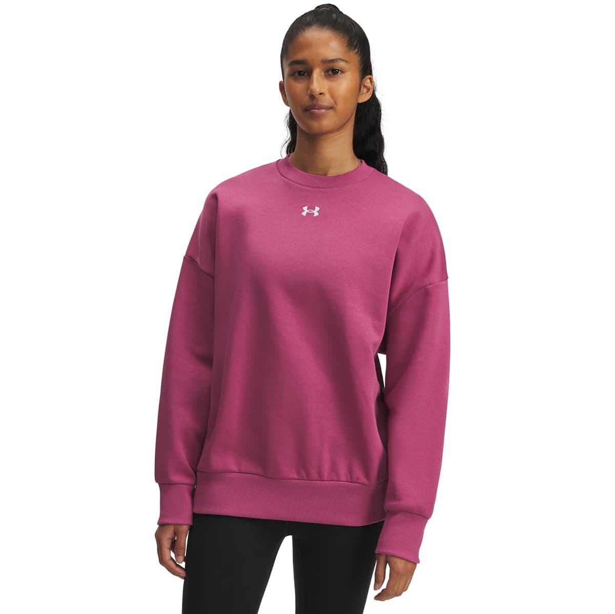 Imagen de Under Armour UA Rival Fleece OS Crew sudadera mujer 👚 en OfertitasTOP