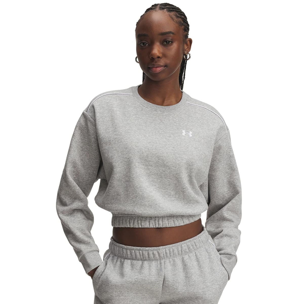 Imagen de Under Armour UA Rival Fleece Piped Crew sudadera mujer en OfertitasTOP
