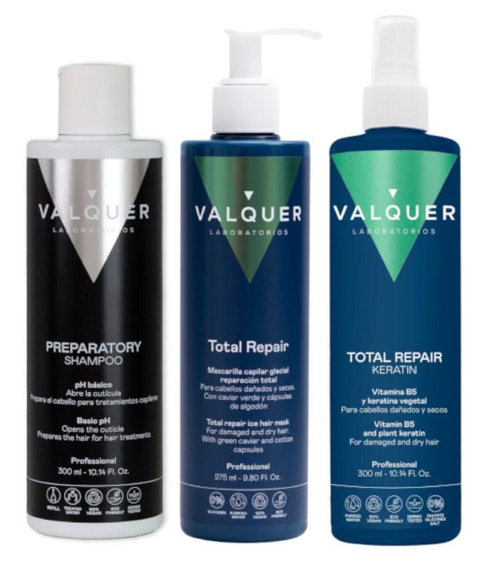 Imagen de Valquer Pack Cold-Keratin Tratamiento Reparador Cabello Dañado 💇♀️ en OfertitasTOP