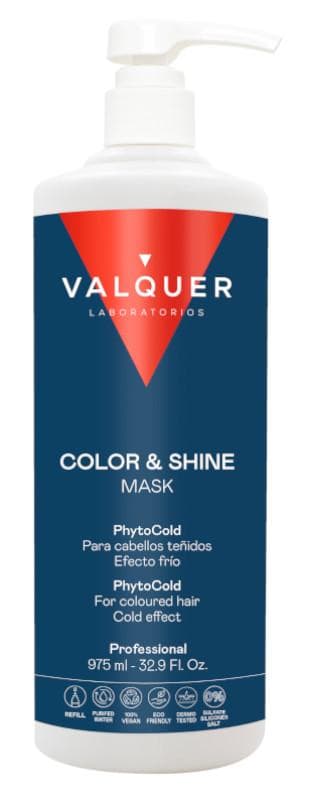 Imagen de Valquer Mascarilla Capilar Glacial Color y Brillo 975 ml 🧴 en OfertitasTOP