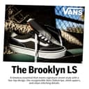 Thumbnail 6 de Vans Brooklyn LS Suede Canvas Black White 42 📦