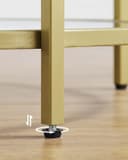 Thumbnail 6 de VASAGLE Mesita Auxiliar Redonda de Cristal y Acero ✨