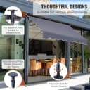 Thumbnail 4 de VEVOR Toldo Retráctil 2 × 1,2 m para terraza 🏡