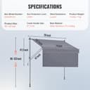 Thumbnail 6 de VEVOR Toldo Retráctil 2 × 1,2 m para terraza 🏡