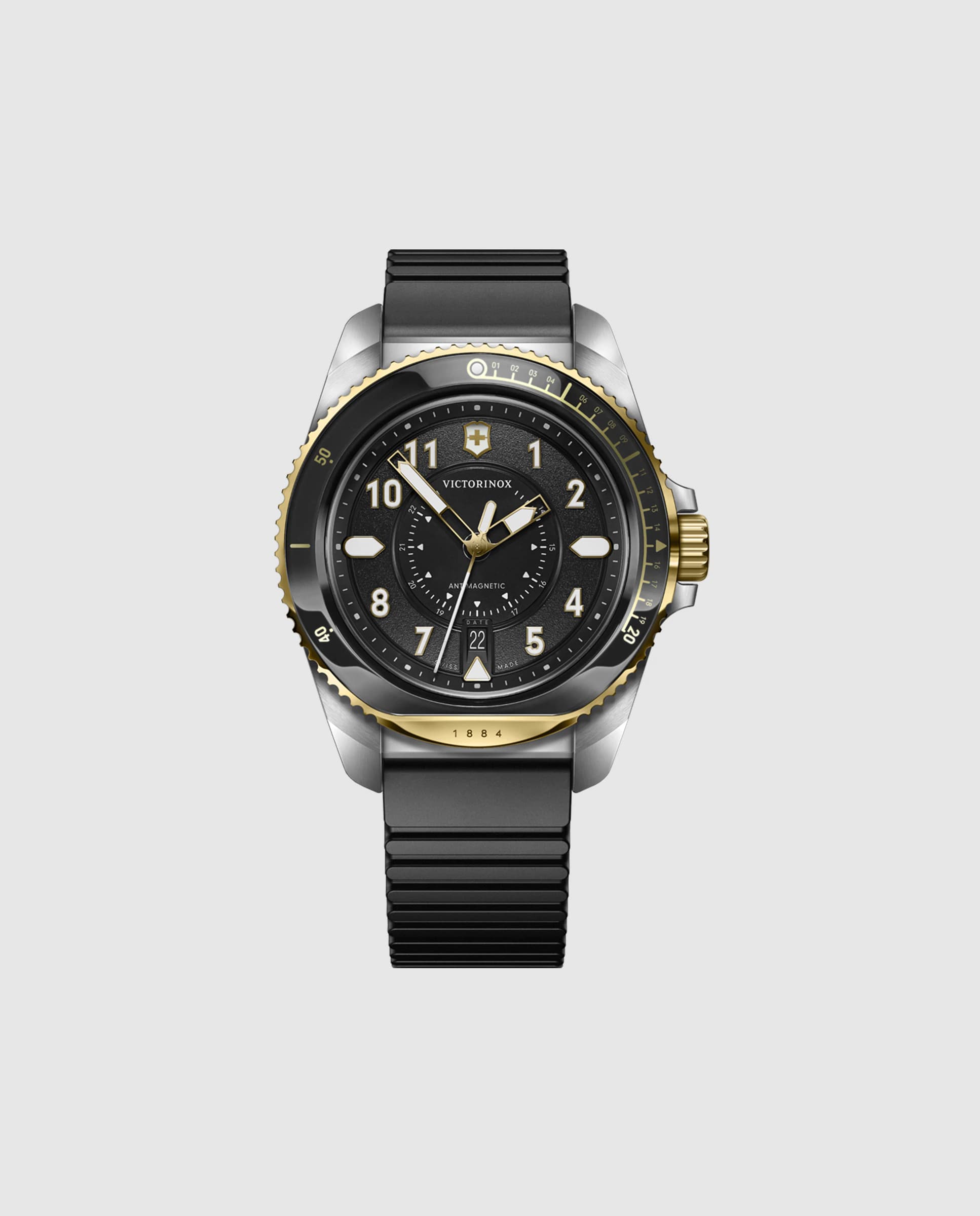 Imagen de Victorinox Journey 1884 V242014 reloj de caucho negro ⌚ en OfertitasTOP