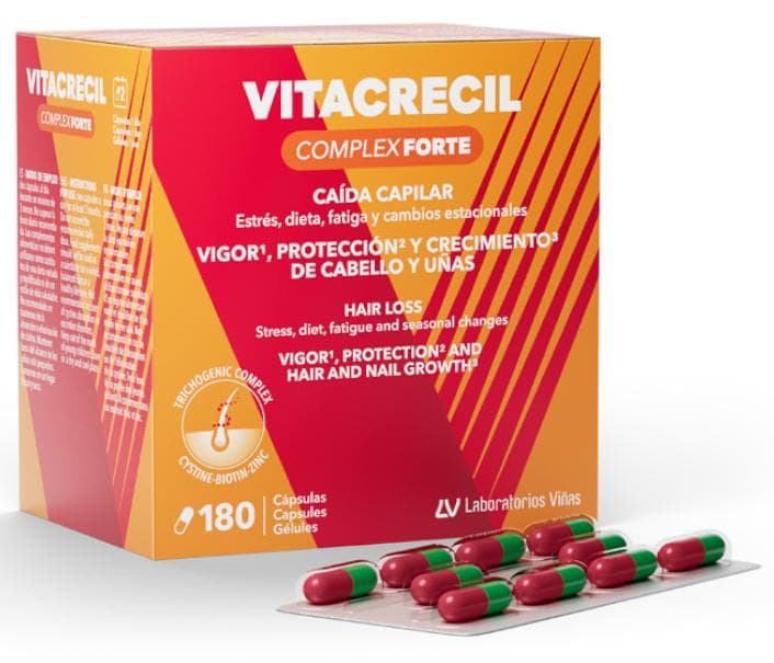 Imagen de Vitacrecil Complex Forte - 3 frascos de 60 cápsulas 💊 en OfertitasTOP