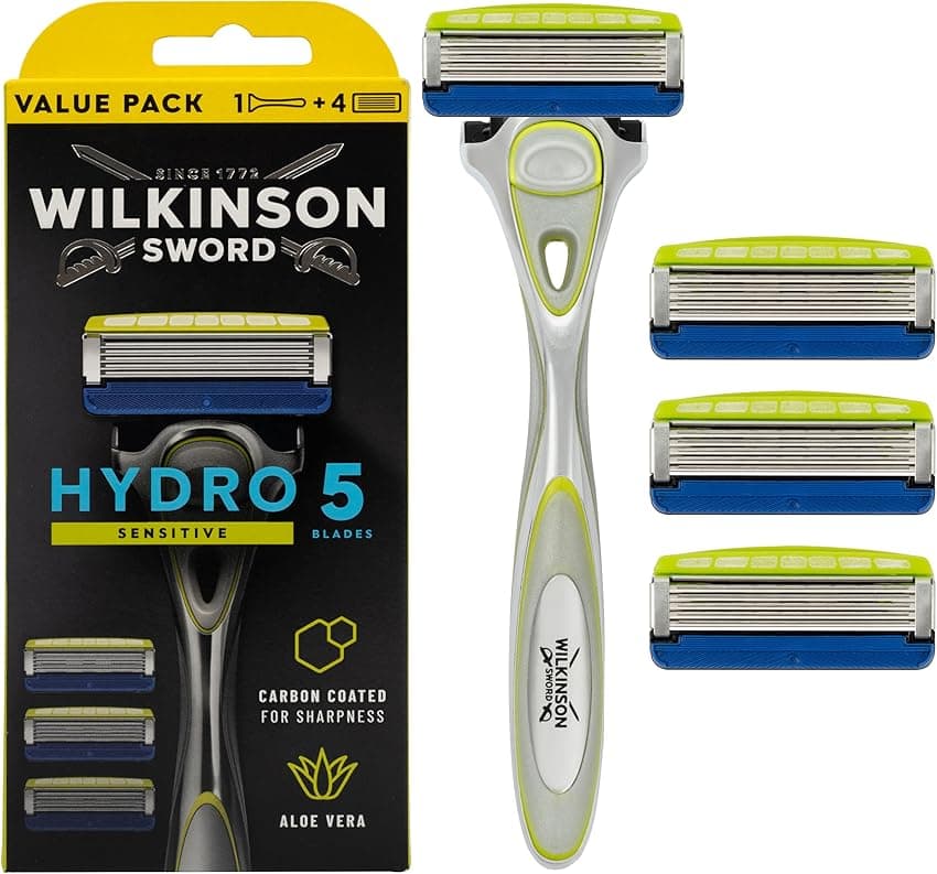 Imagen de Wilkinson Sword Hydro 5 Skin Protection Sensitive — Maquinilla 5 hojas 🎯 en OfertitasTOP