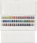 Thumbnail principal de Winsor and Newton Cotman set acuarela 45 medias sartenes y 1 pincel 🎨