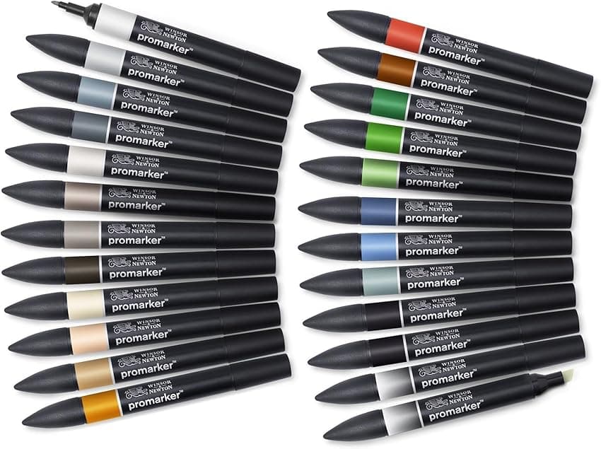 Imagen de Winsor & Newton Promarker Arquitectura, set de 24 en OfertitasTOP