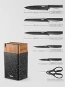 Thumbnail 1 de Yabano Juego de cuchillos 7 piezas con bloque y afilador 🔪