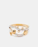 Thumbnail principal de Yvonne Léon 💍 Anillo de oro con diamante y zafiro