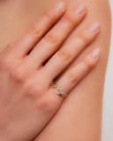 Thumbnail 2 de Yvonne Léon 💍 Anillo de oro con diamante y zafiro