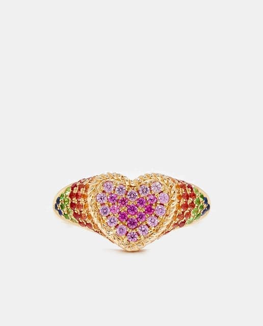 Imagen de Yvonne Léon - Anillo de oro con zafiros y tsavorita 💍 en OfertitasTOP