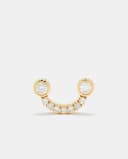 Thumbnail principal de Yvonne Léon Pendiente individual de oro y diamantes✨