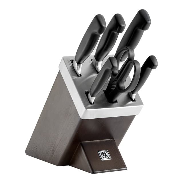 Imagen de Zwilling Four Star — taco 5 cuchillos y tijeras 🔪 en OfertitasTOP