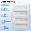 Thumbnail 1 de 12 Felt Lap Vents for Loft Ventilation 📦
