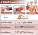 Thumbnail 3 de 32 Pcs Small Chair Leg Floor Protectors 14–20mm 🪑