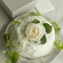 Thumbnail 6 de 5PCS Rose Wreath Cake Topper Decoration white floral cake topper 🎂