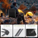 Thumbnail 6 de ALPHA CAMP Camping Folding Chair 160 kg Heavy Duty Chair 🪑