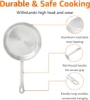 Thumbnail 1 de Amazon Basics 20, 24 and 30 cm frying pan set 🍳