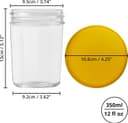 Thumbnail 1 de BELLE VOUS 350 ml Glass Food Storage Jars 🥫