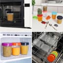 Thumbnail 5 de BELLE VOUS 350 ml Glass Food Storage Jars 🥫