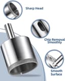 Thumbnail 2 de Diamond Drill Bit Set 15-Piece tile hole saw kit 🛠️