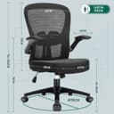 Thumbnail 2 de Durrafy Office Chair Ergonomic 1 mid-back chair 💺