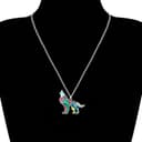 Thumbnail 1 de Enamel Alloy Wolf Necklace pendant jewellery 🧿