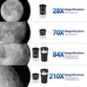 Thumbnail 3 de ESSLNB 70080 telescope for astronomy with smartphone adapter 📷